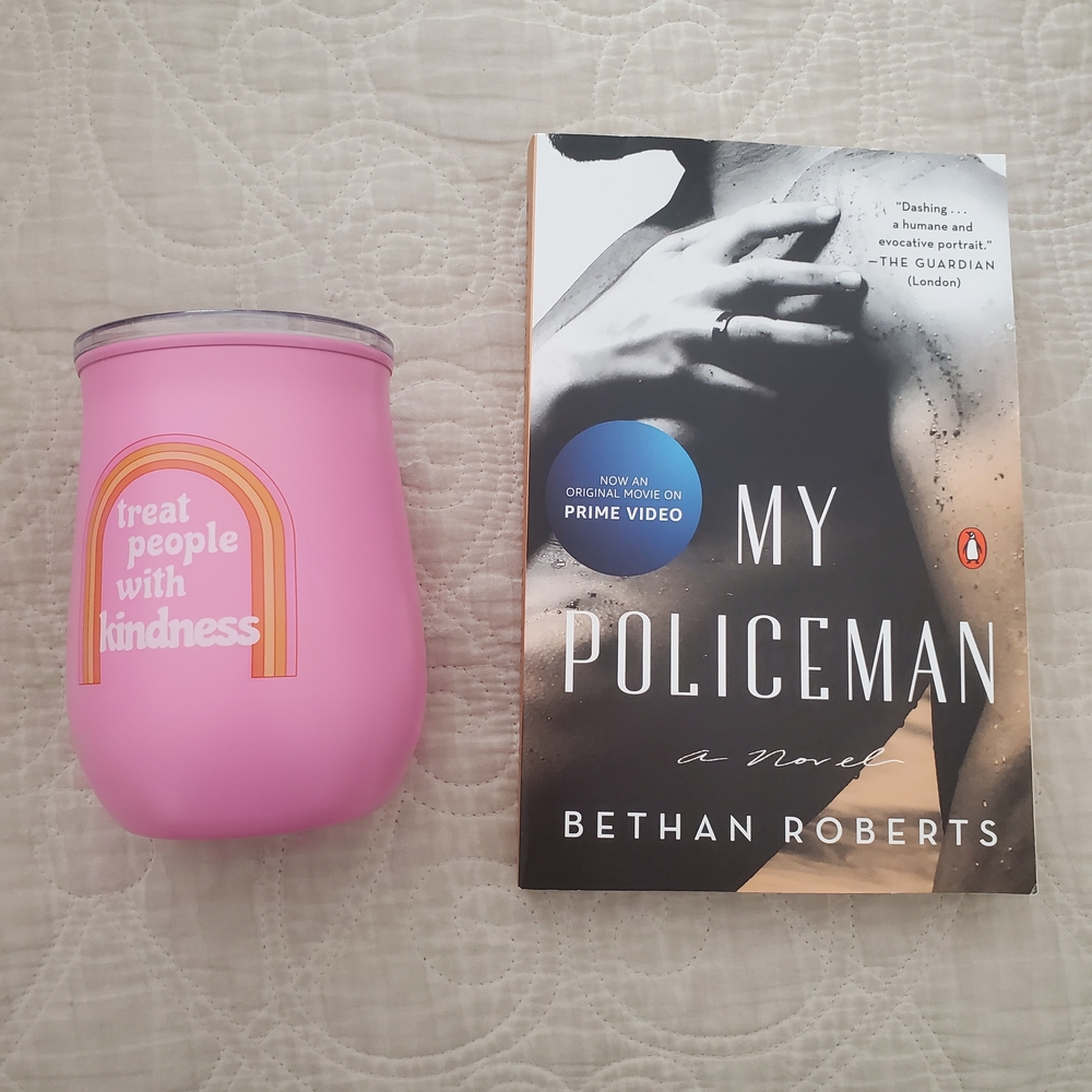 Pink Tumbler - Treat People with Kindness And My Policeman Book